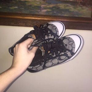 Coach Sneakers!! Worn only twice!! Size 5.5!!!